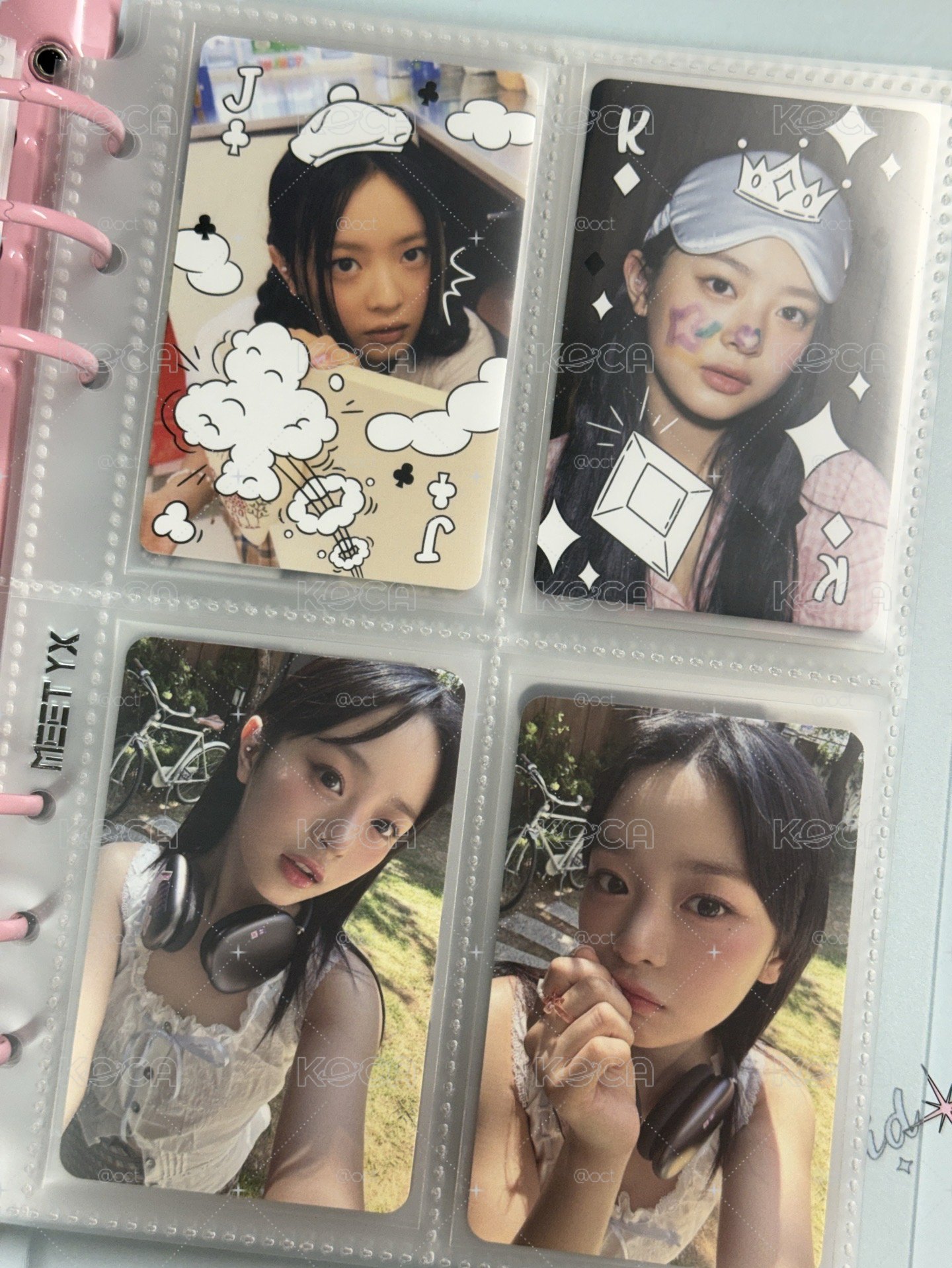 hanni23&24年曆卡盤
