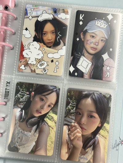 hanni23&24年曆卡盤