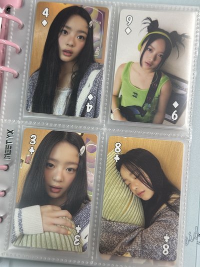 hanni23&24年曆卡盤