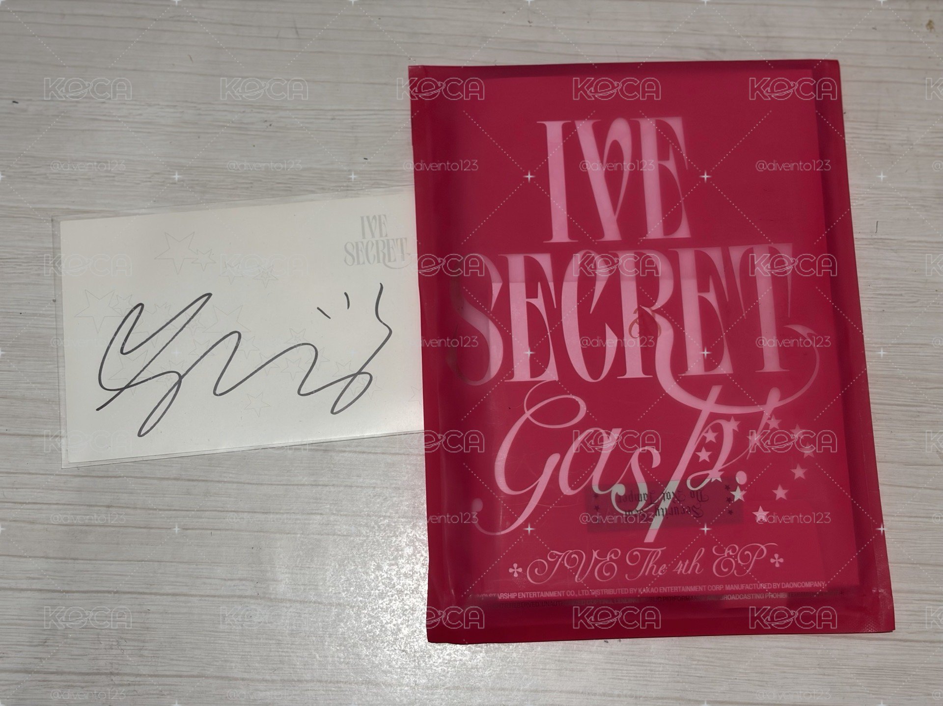 IVE SECRET瑞美版親簽