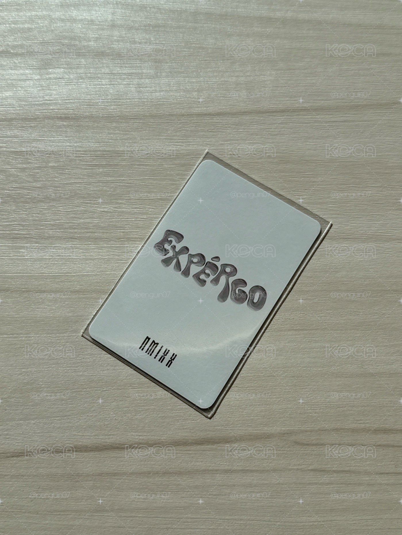 NMIXX EXPÉRGO K4特典卡