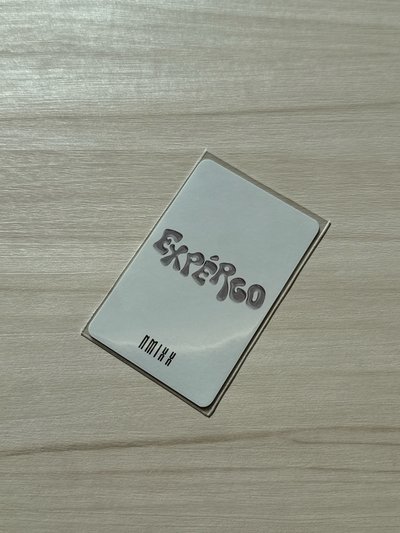 NMIXX EXPÉRGO K4特典卡