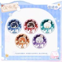 暖心雪抱 Q版徽章