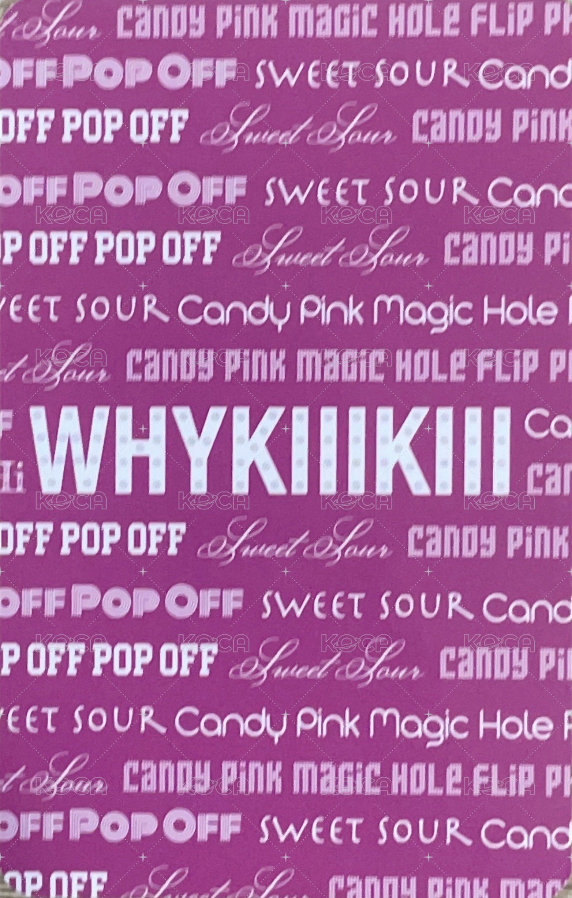 WhyKiiiKiii MD 周邊卡 魔法棒 背面