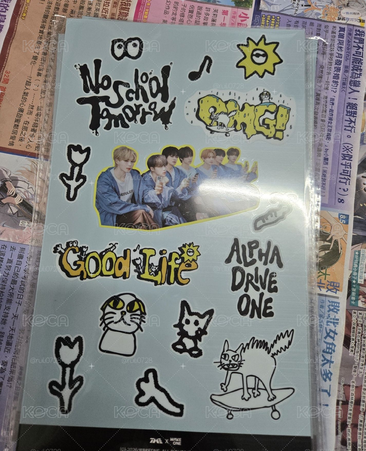 ALD1  星光卡 貼紙