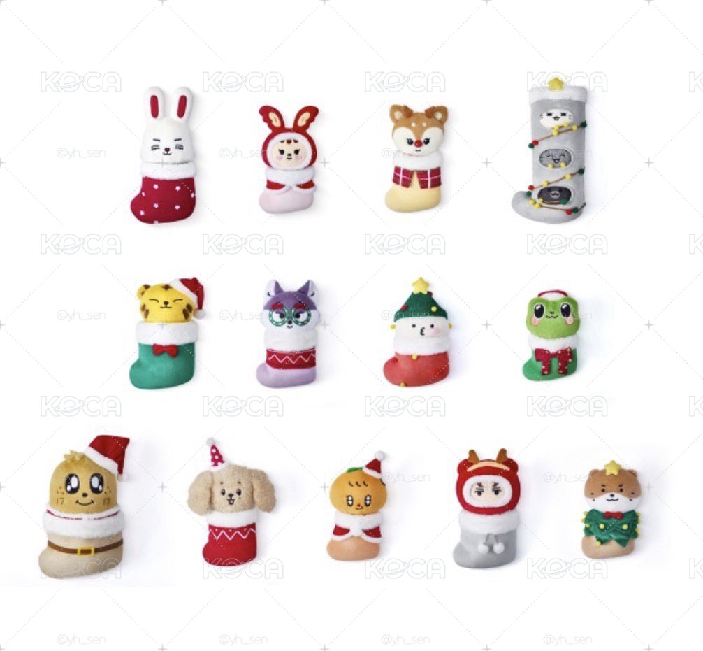 【SEVENTEEN 全新現貨】HOLIDAY with MINITEEN 聖誕 站姿娃 聖誕襪