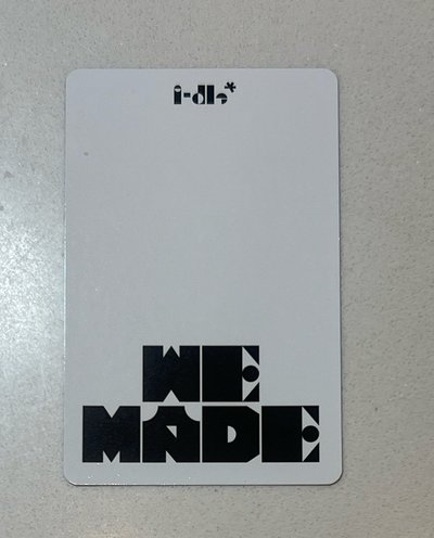 idle We made Minne專卡