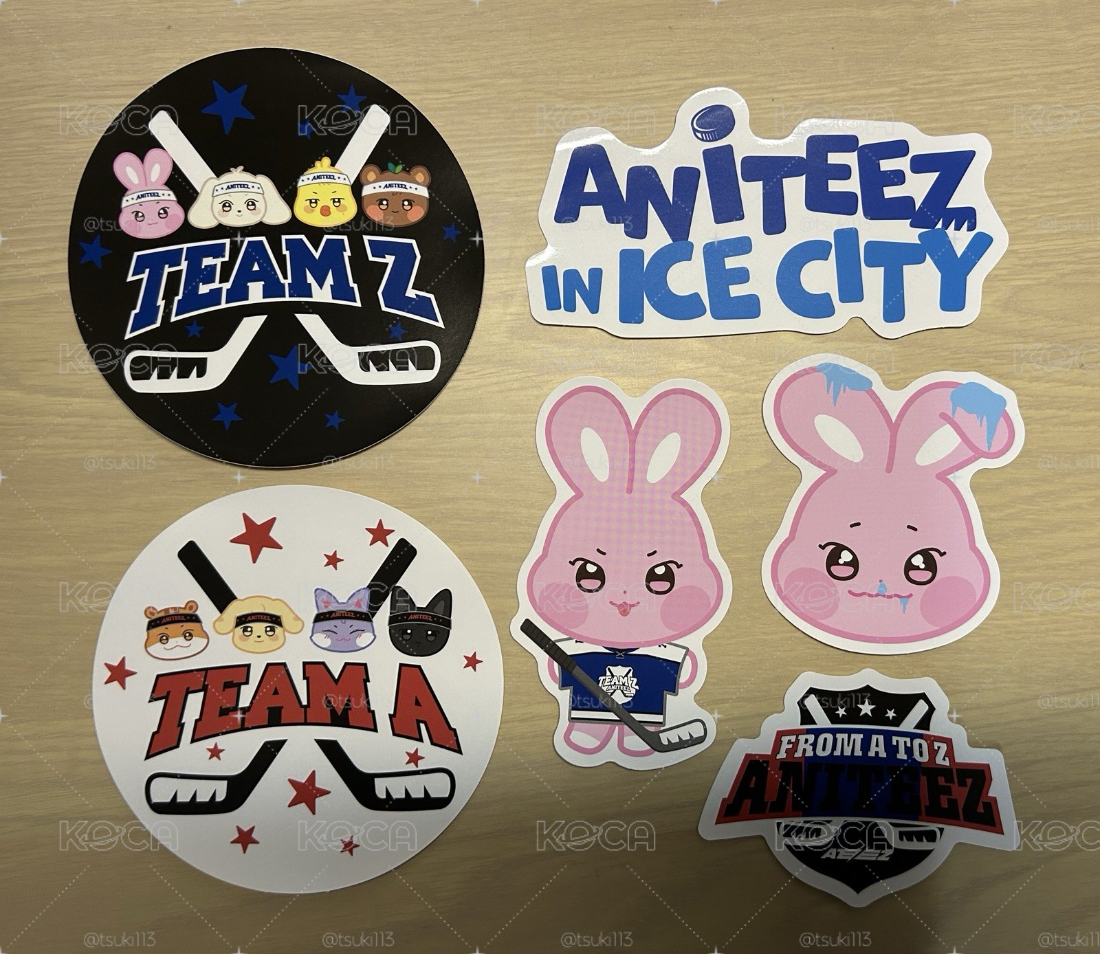 ANITEEZ IN ICE CITY 貼紙 DECO STICKER SET
