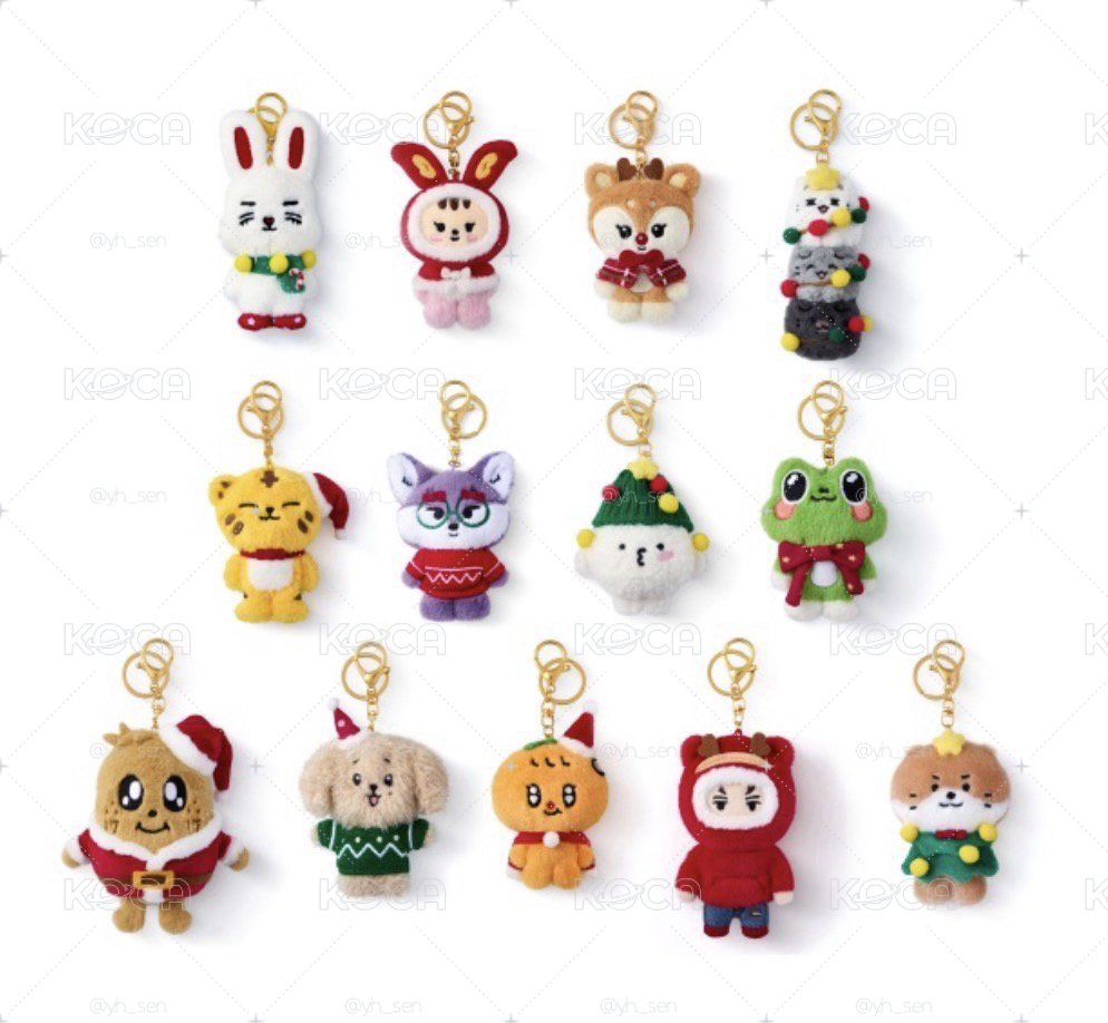【SEVENTEEN全新現貨】HOLIDAY with MINITEEN 聖誕 吊飾娃 鑰匙圈吊飾