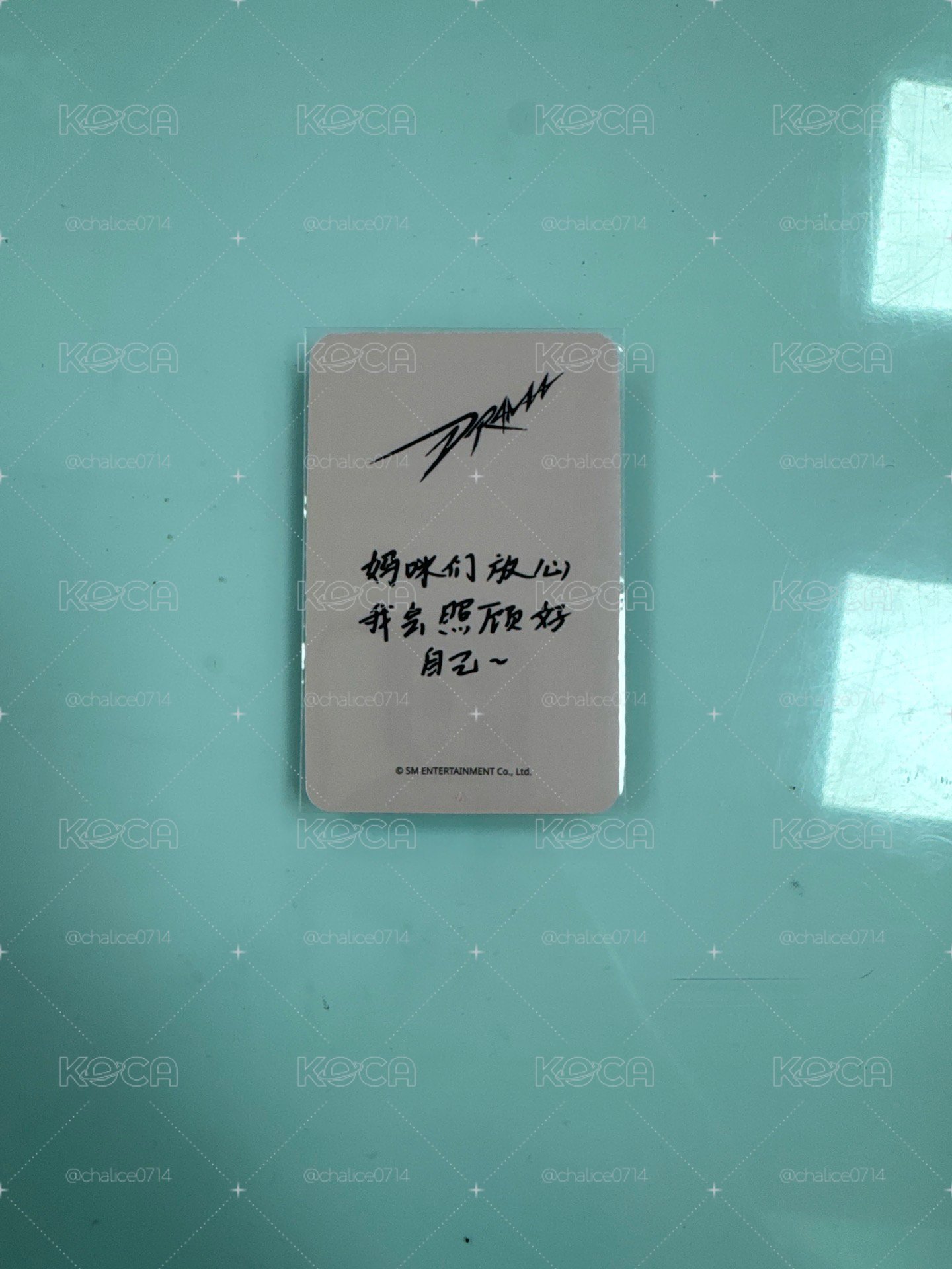 Drama sr 特典卡 星河預售C寧
