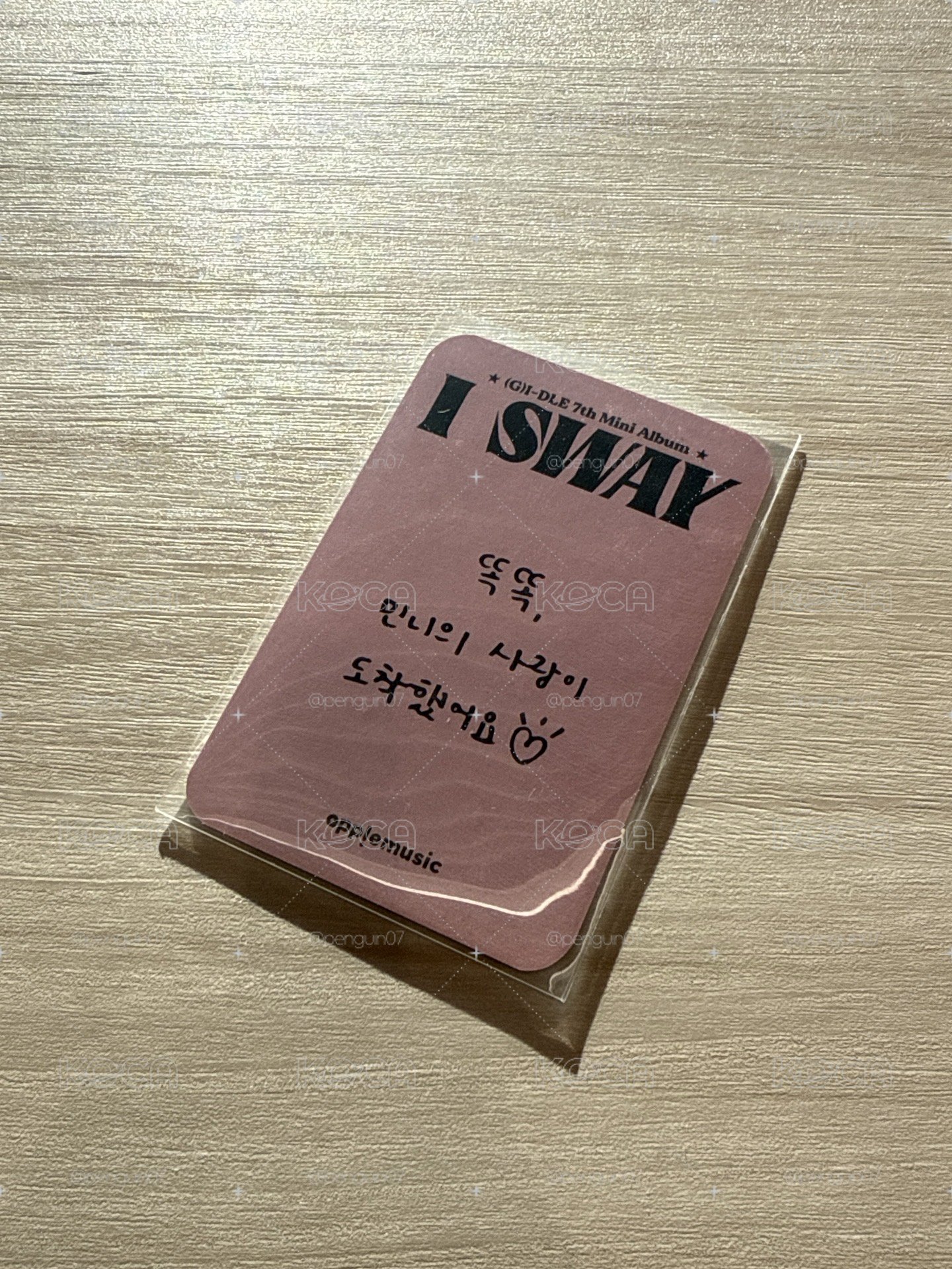 i-dle I SWAY AM 1.0幸運卡 MINNIE