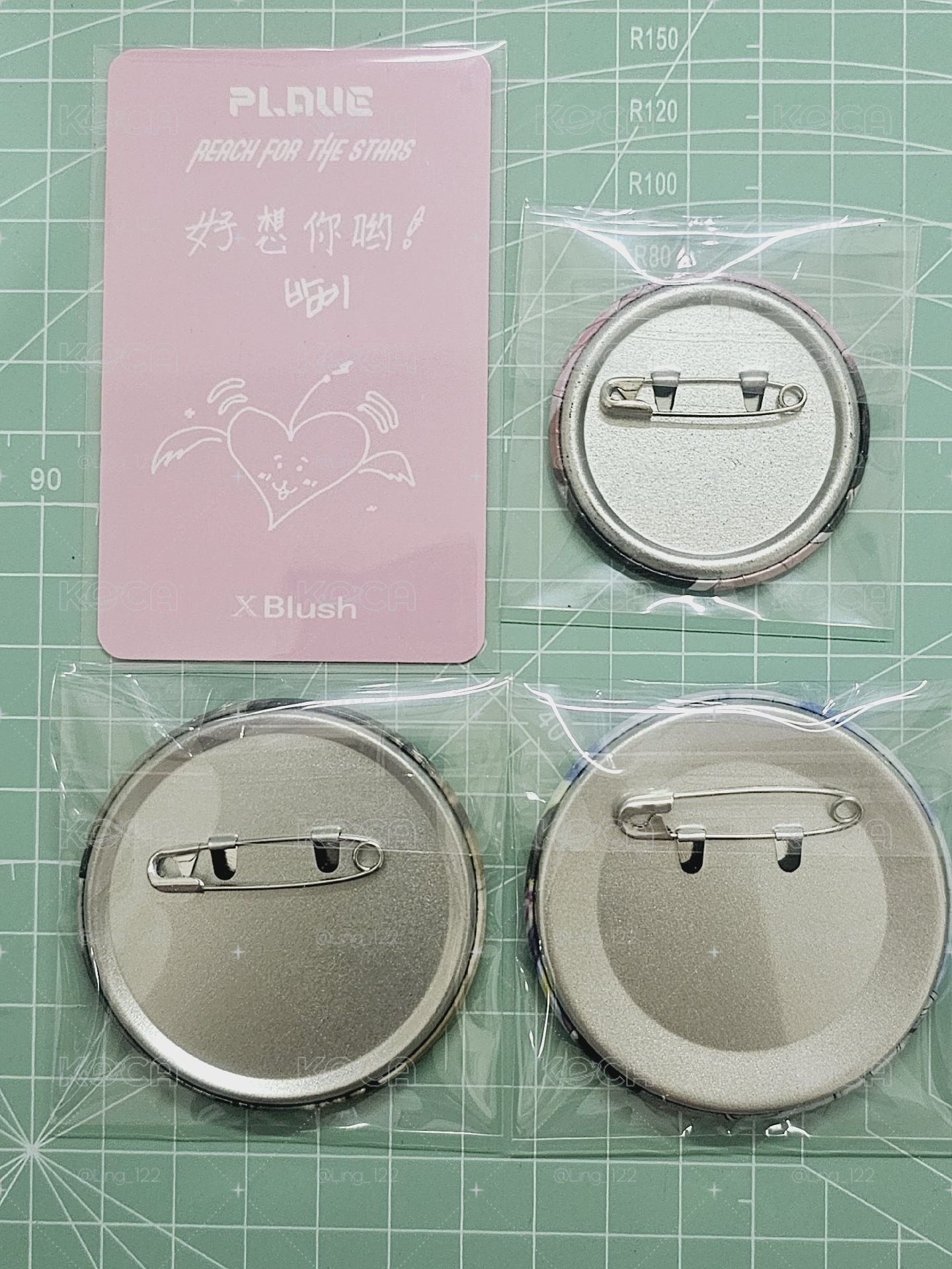 斑比小盤 中文卡背 徽章 貼紙 特典卡 專卡