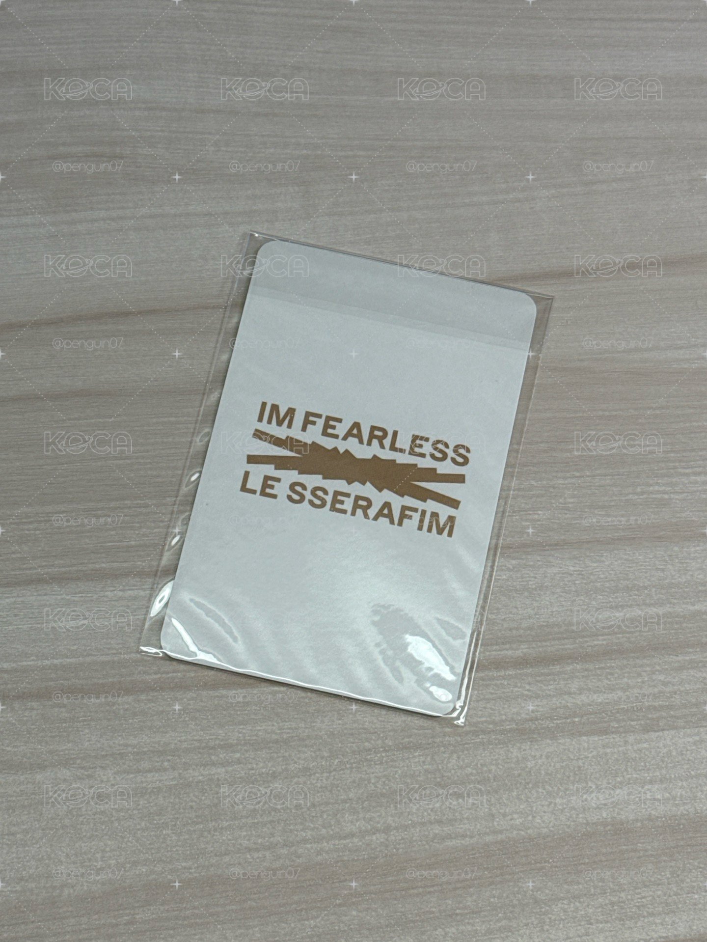 LE SSERAFIM ANTIFRAGILE K4特典閃卡 HUH YUNJIN 