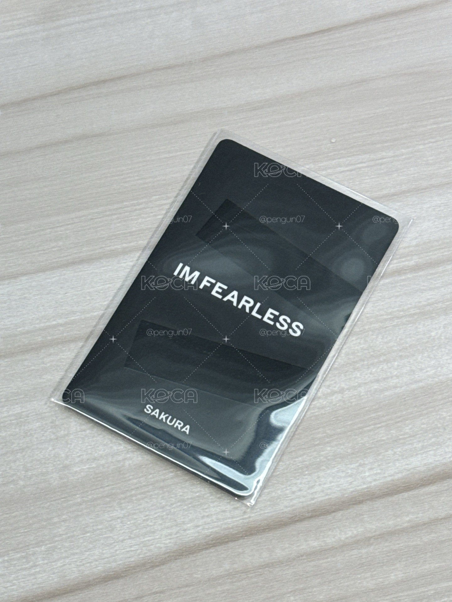 LE SSERAFIM FEARLESS專卡 SAKURA