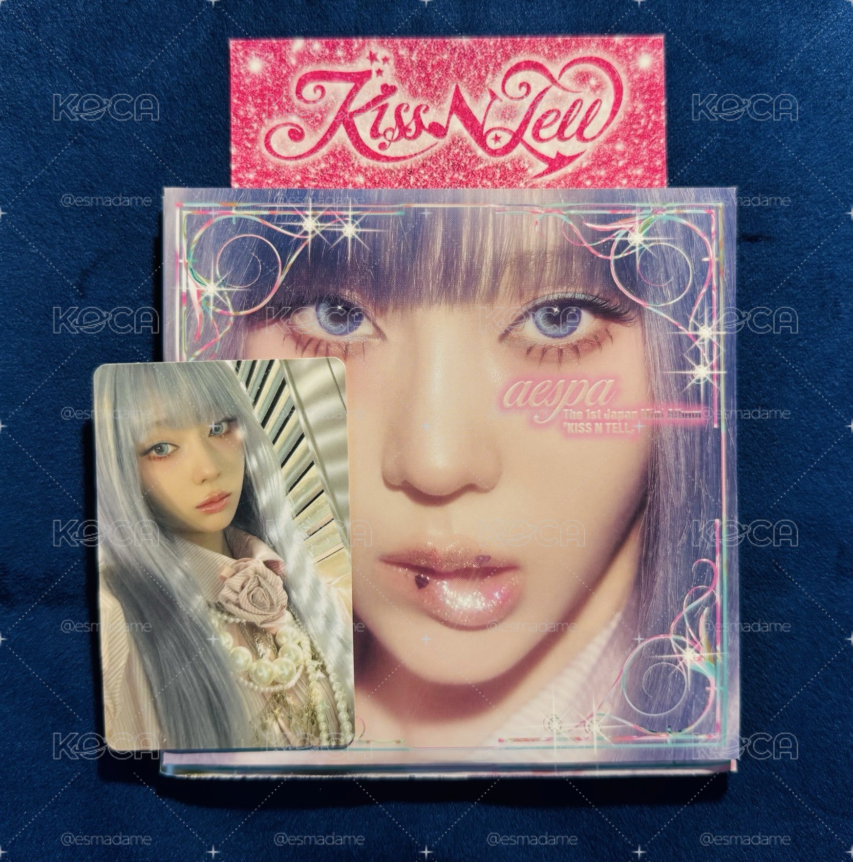 aespa Kiss N Tell Poster Ver. 冬封 海報版