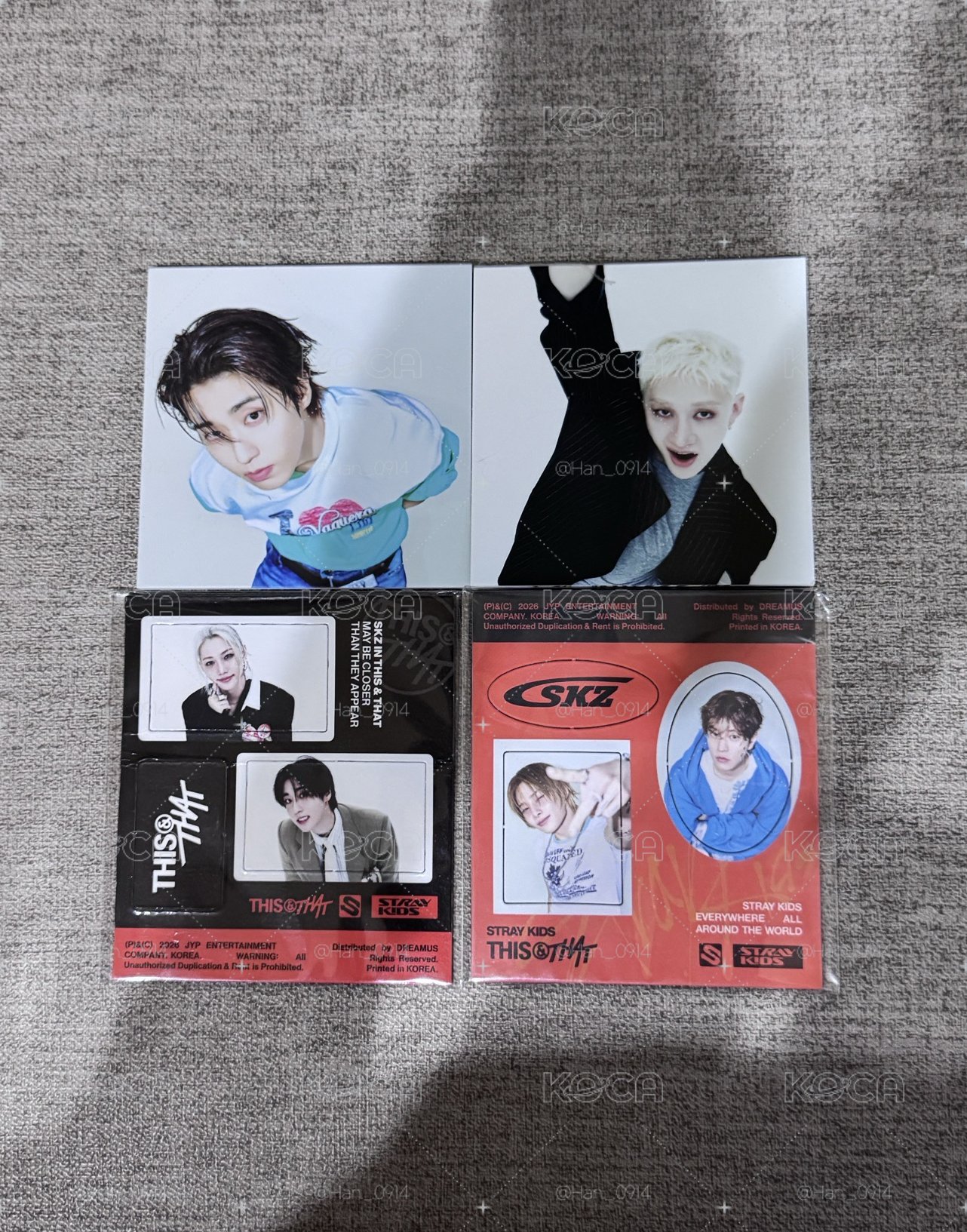 SKZ This &That 磁鐵 專輯卡