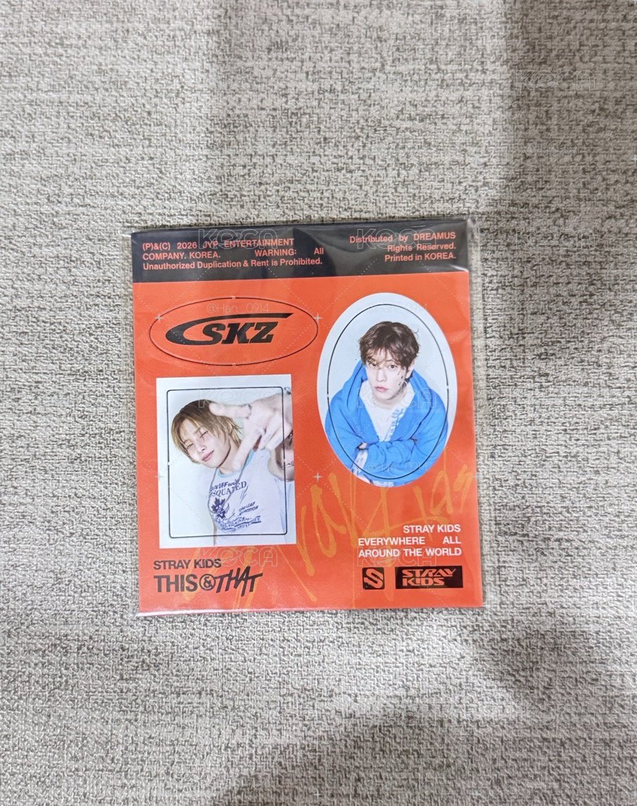 SKZ This &That 磁鐵 專輯卡