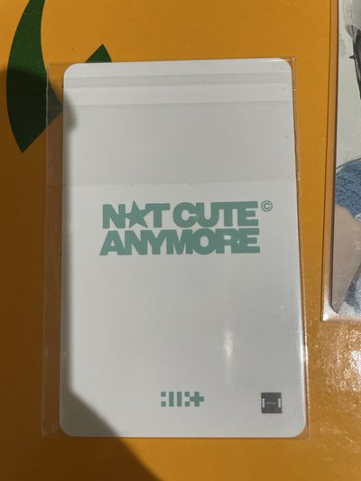 NOT CUTE ANYMORE mk 1.0 幸運卡 iroha