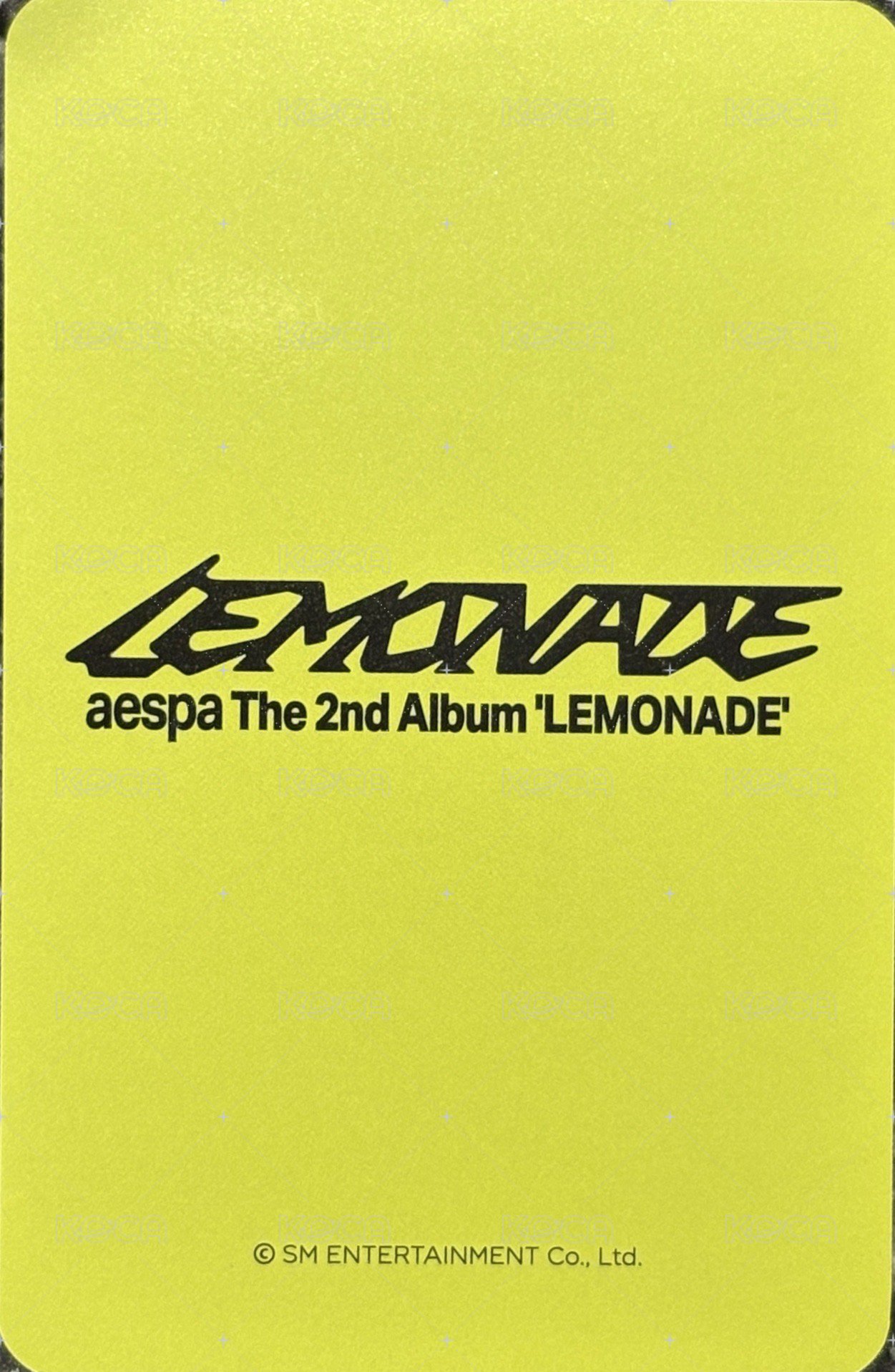 LEMONADE ms 2.0 幸運卡  背面
