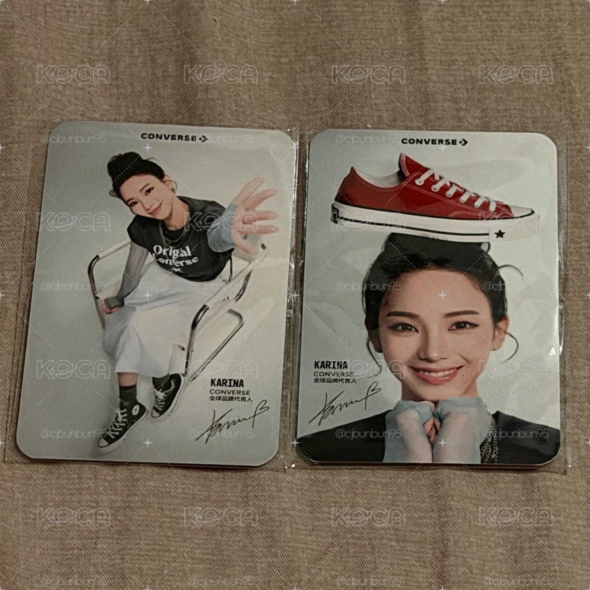 KARINA CONVERSE 代言卡一套