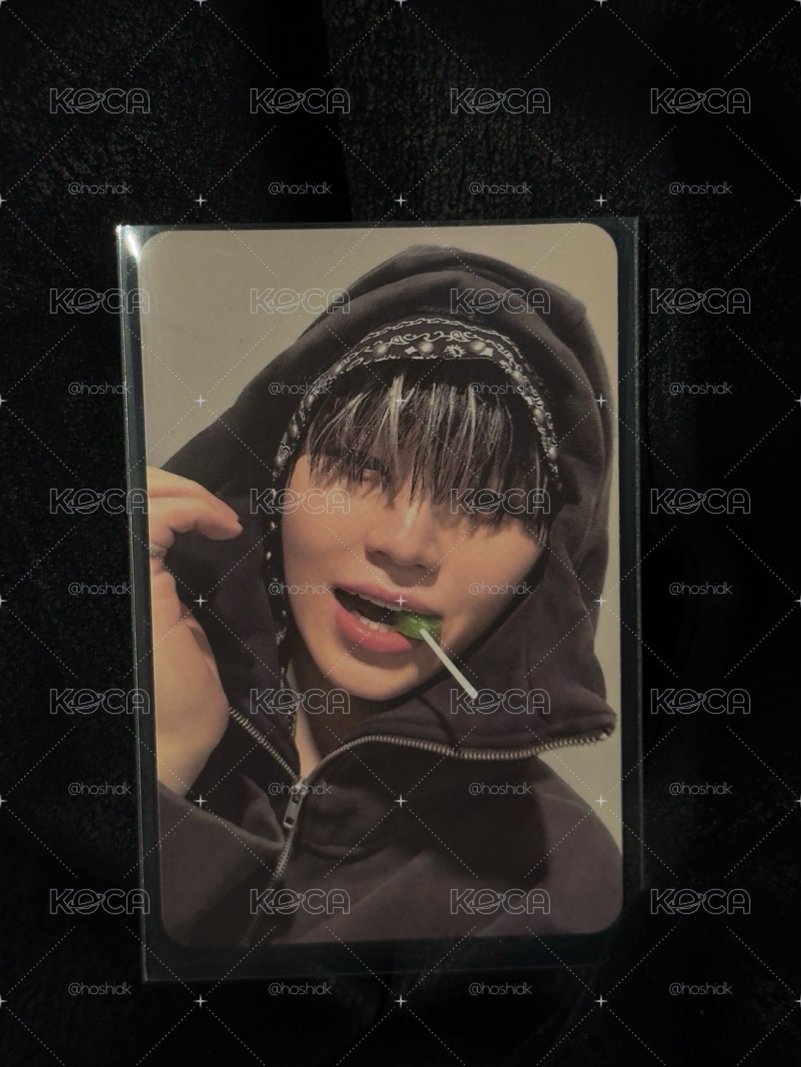 HxW FAN PARTY  逆應援卡 打歌卡 woozi 棒棒糖