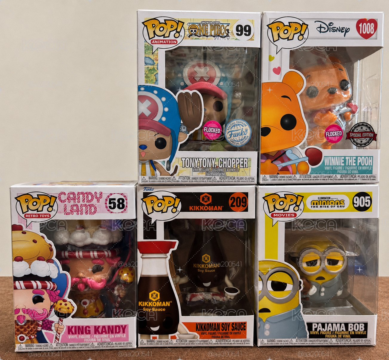 FUNKO POP 喬巴 小熊維尼 小小兵 各式IP