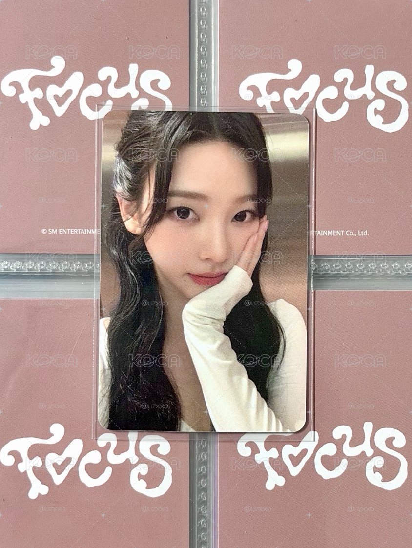 KARINA SR中文卡背「一直在說明天見直到真的珉天見」