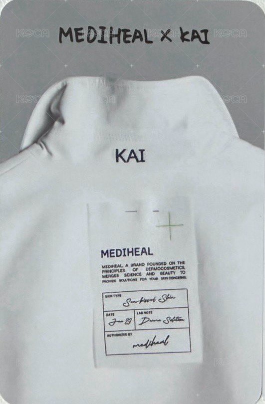 MEDIHEAL 代言卡  背面