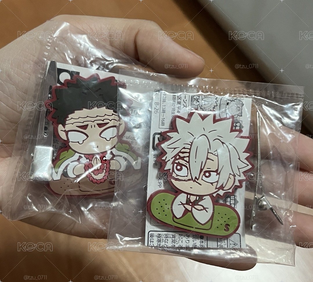 鬼滅軟膠髮夾