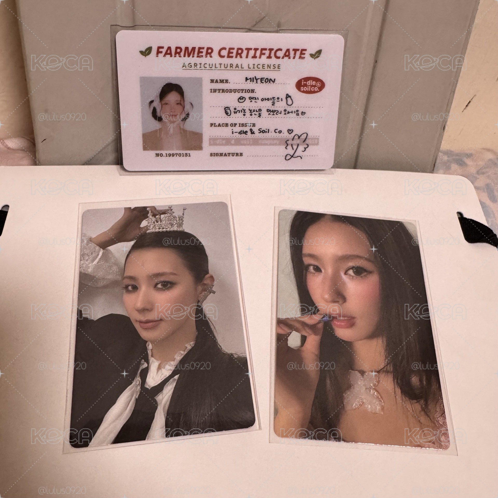 薇娟 2026年曆卡 +MY, Lover 專輯卡 lover ver.