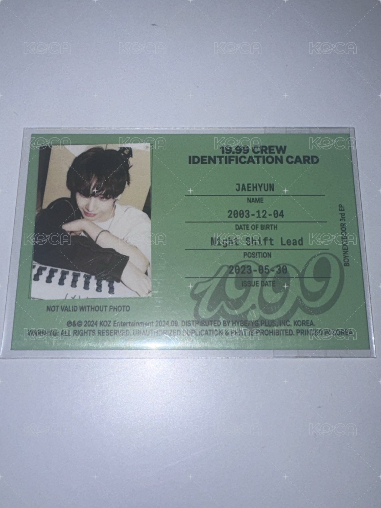 19.99 ID卡🐶