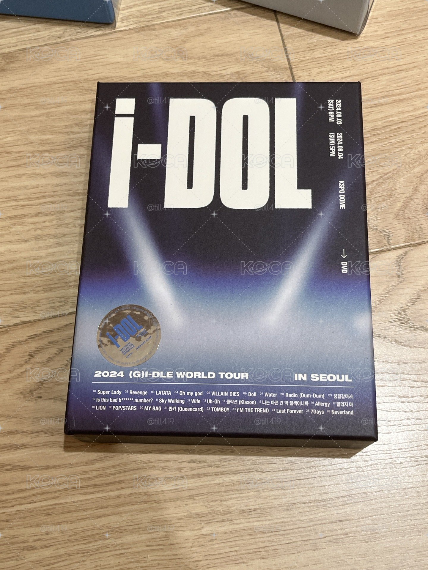 idle24年藍光空專