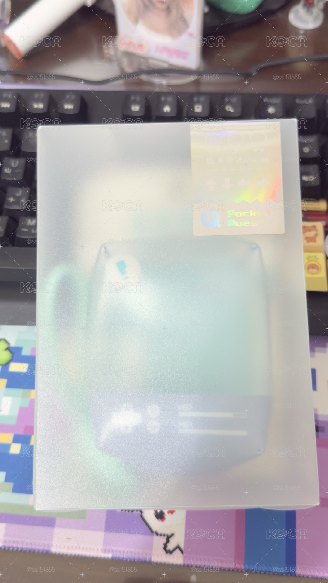 現貨 APA遊戲機娃包 10cm娃專用 藍綠色 湖水綠