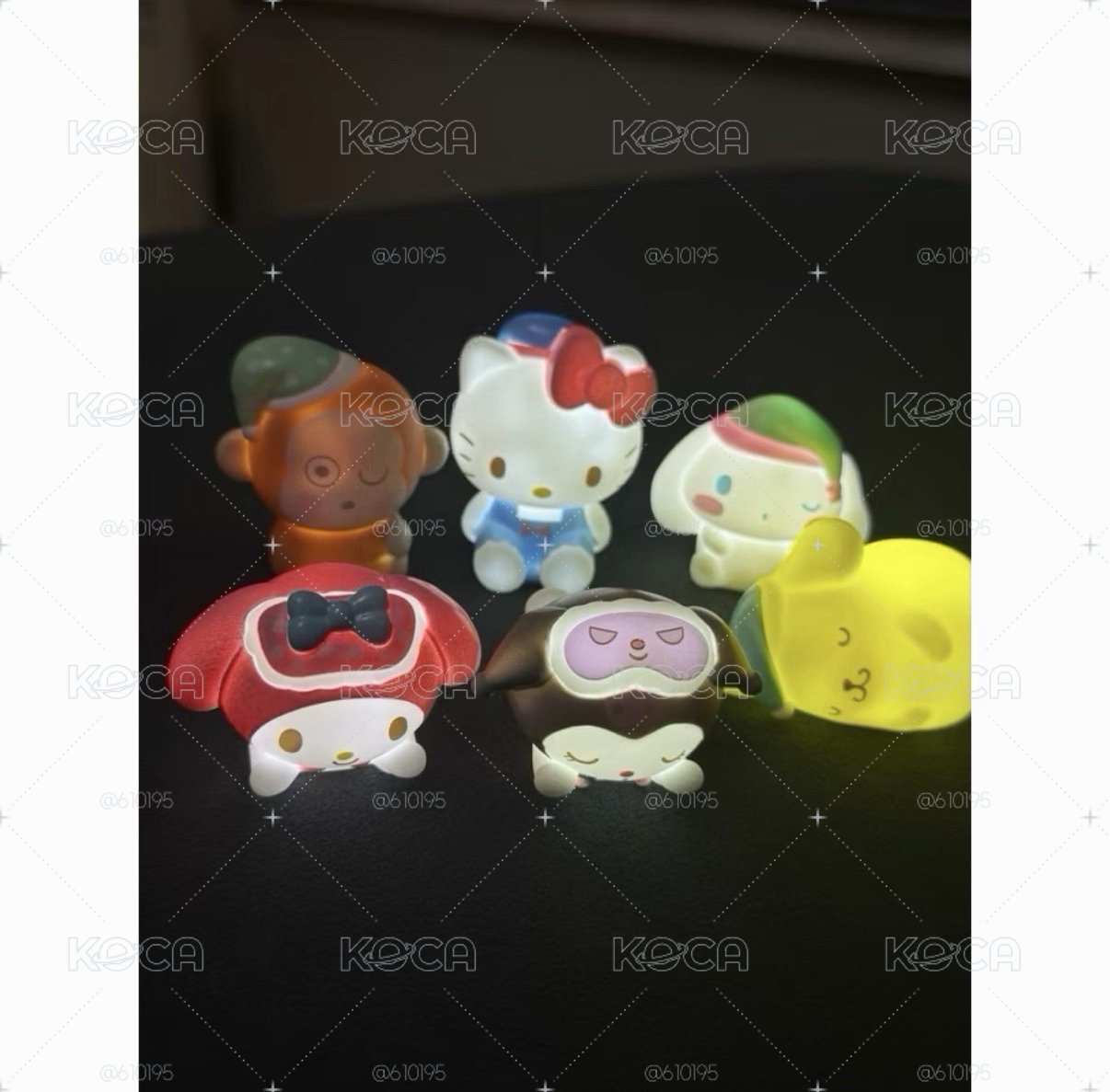 睡覺發光公仔扭蛋
