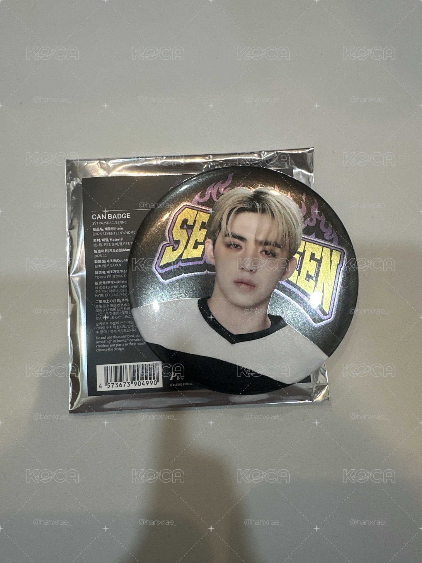 2025 SEVENTEEN’s HOME徽章 哲/喆 S.COUPS