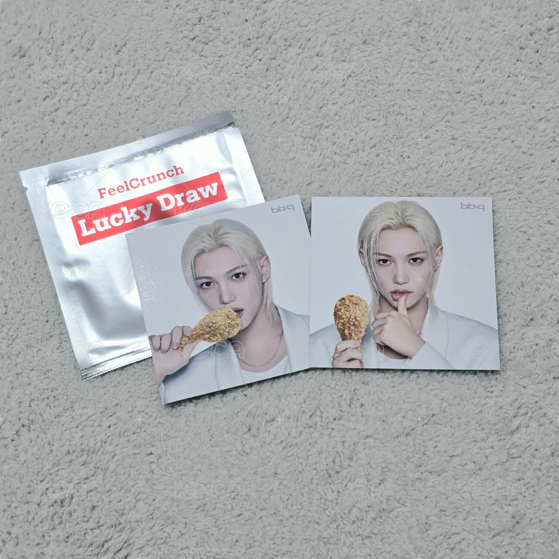 Stray Kids Felix BBQ 炸雞卡