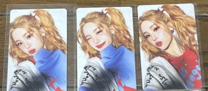 itzy 禮志小卡3張