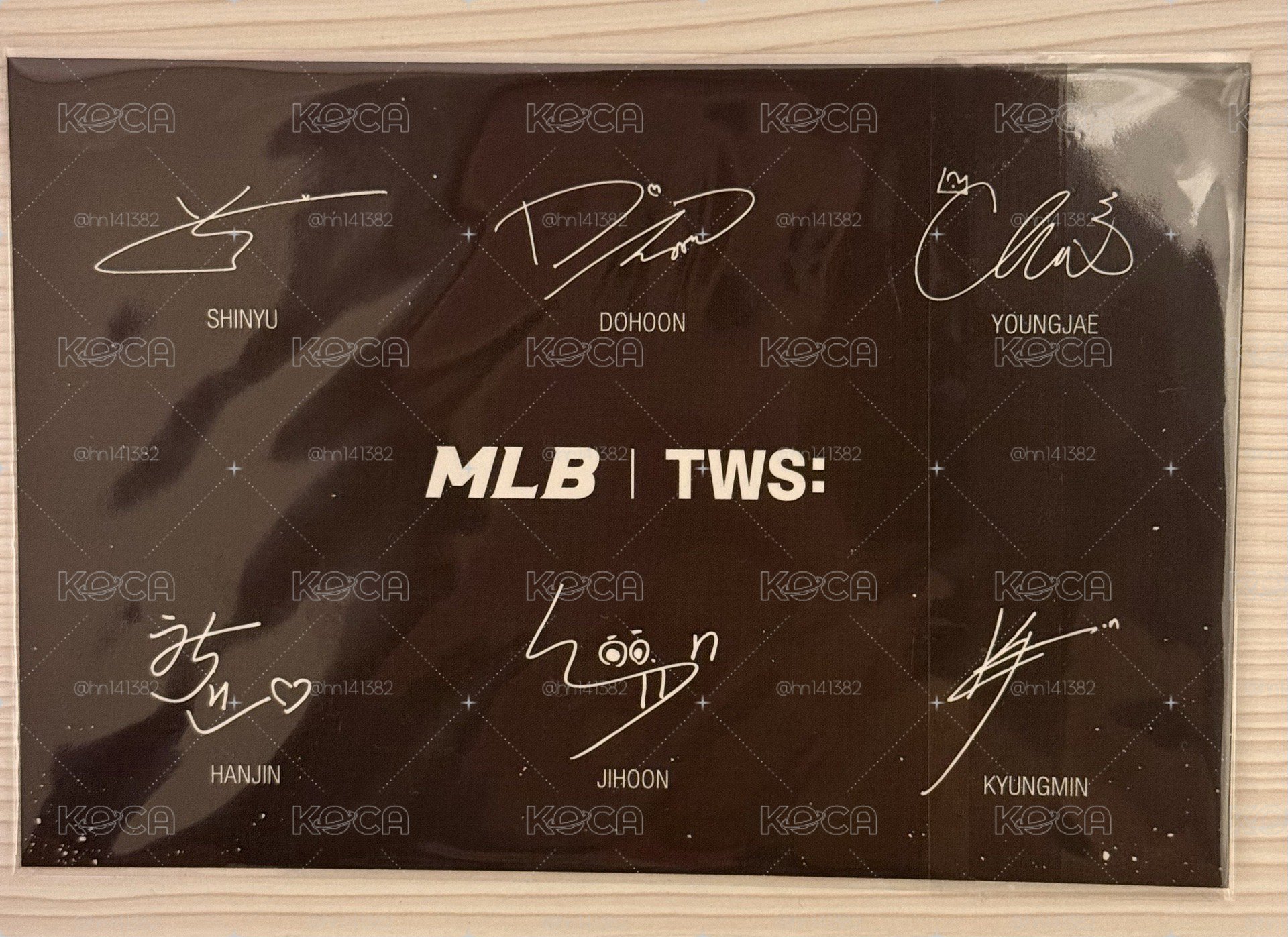 TWS MLB代言明信片