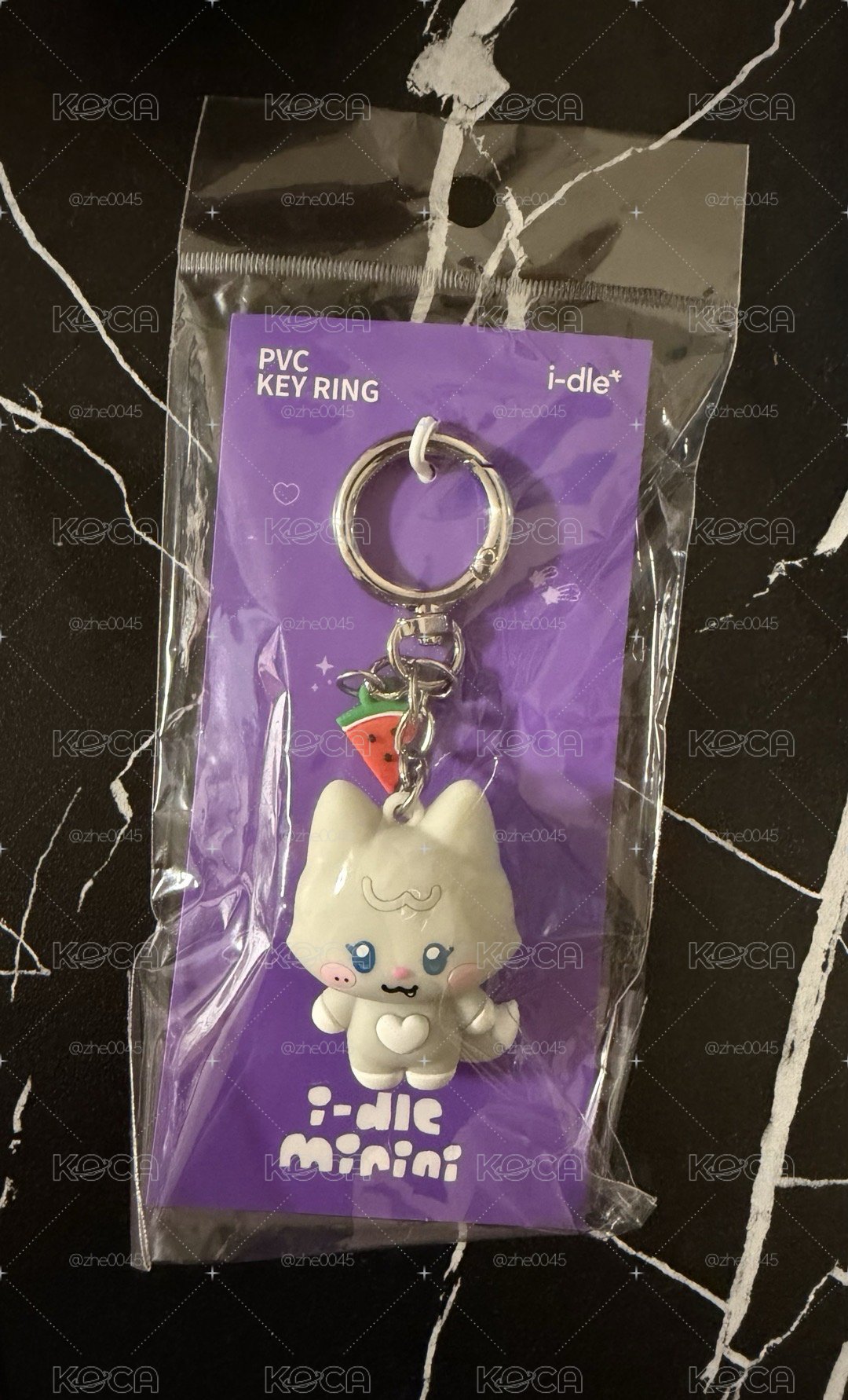 i-dle展覽minini PVC 鑰匙圈 舒華🐺