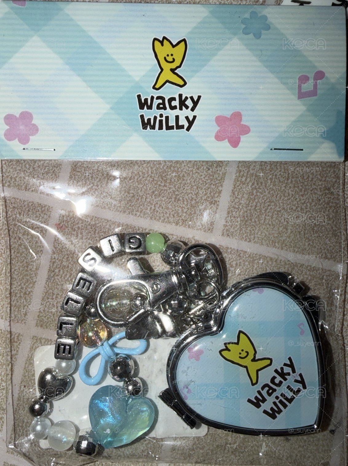 Giselle代言 WackyWilly官方滿額限量 手鏈吊飾