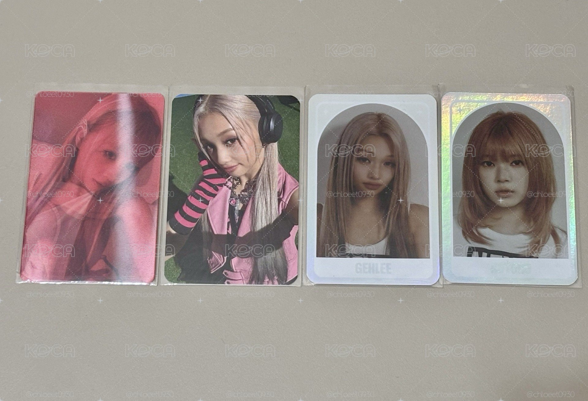 UNIS 成員專卡 WE UNIS CURIOUS KOTOKO GEHLEE NANA