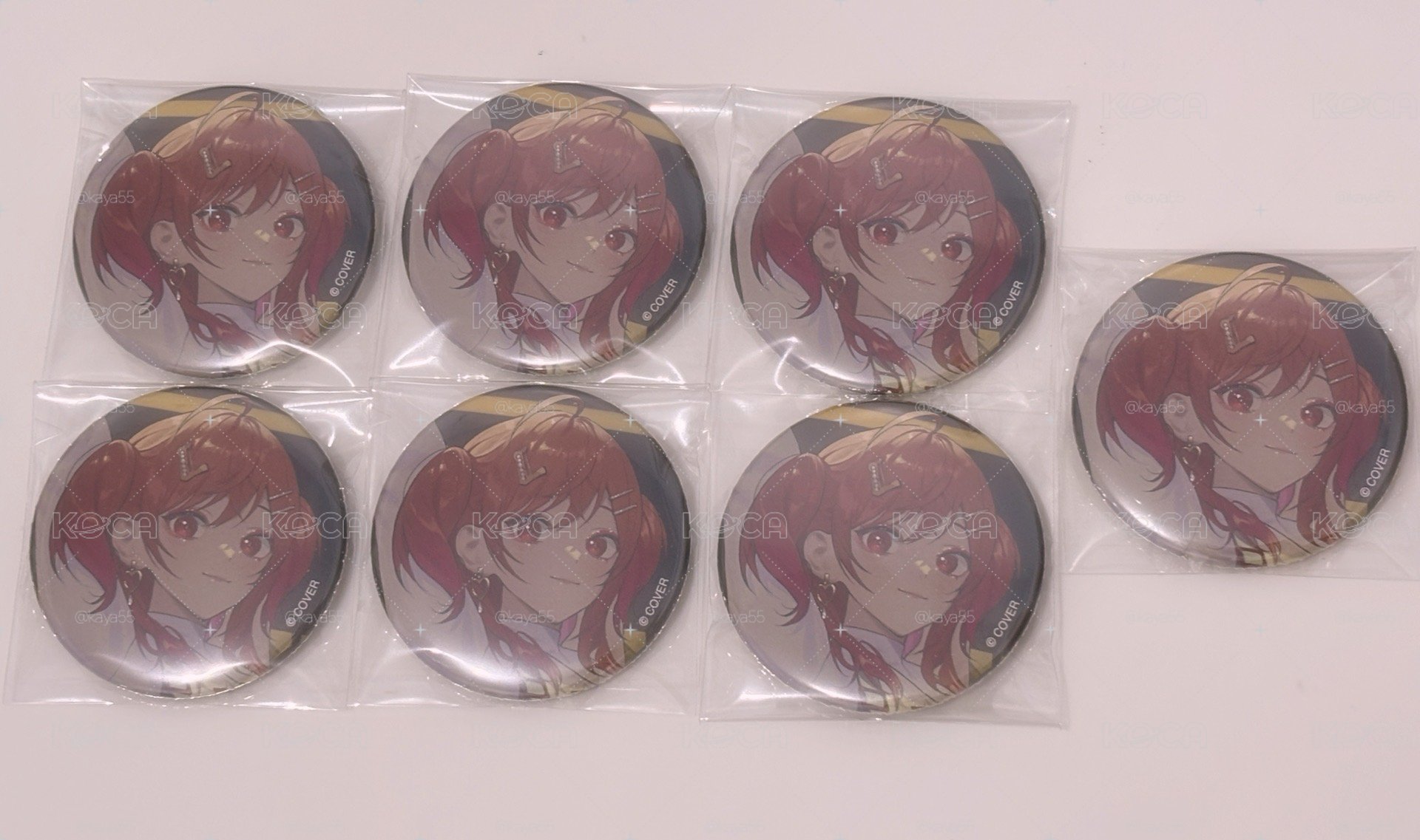 ReGLOSS Daybreak ver. 一条莉々華 徽章 單顆$100全收$600