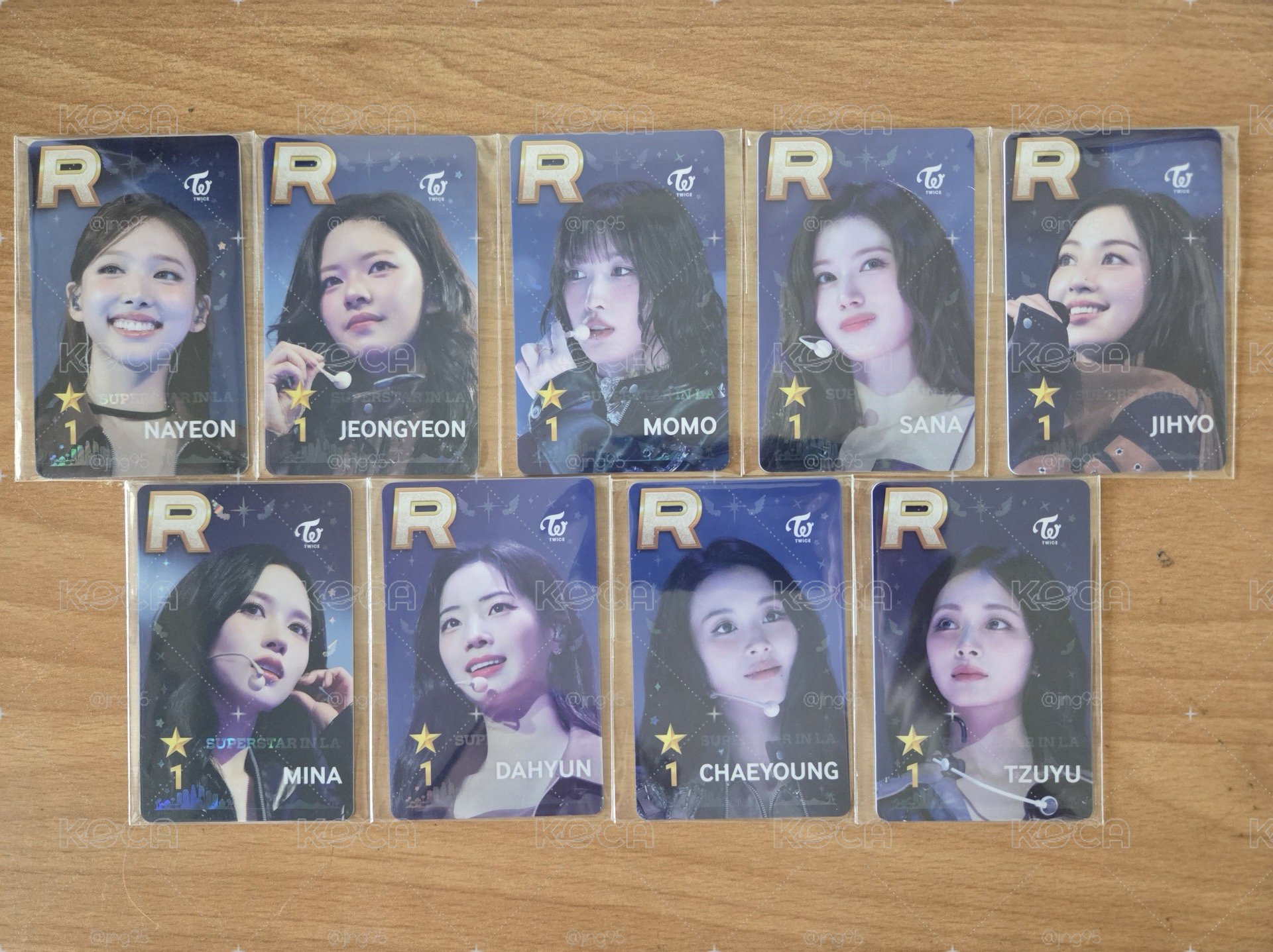 TWICE SUPERSTAR LA 遊戲卡