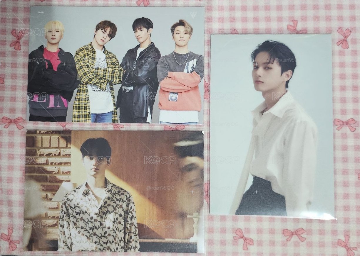 SEVENTEEN 19年曆 迷八 文俊輝 明信片