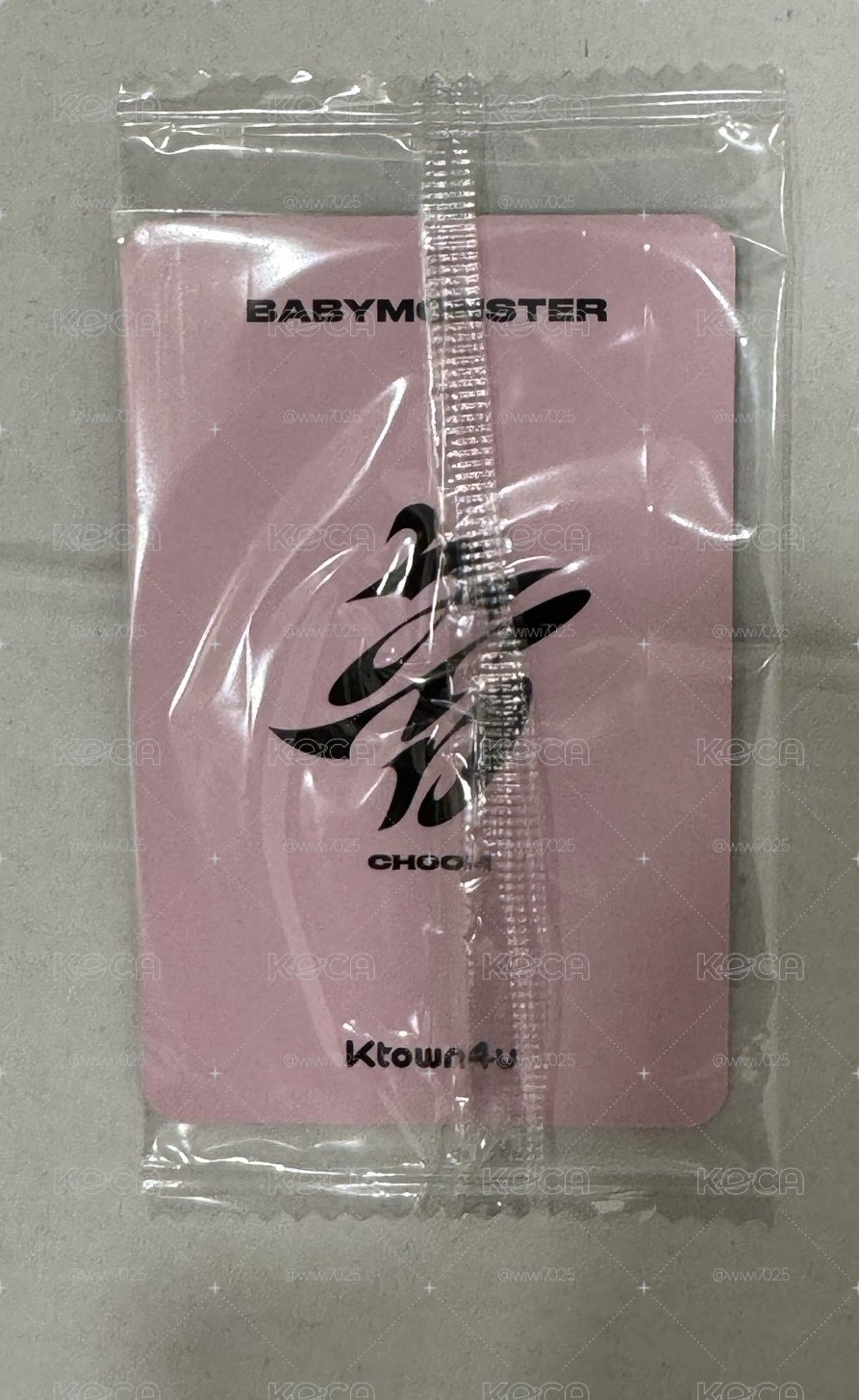 未拆原包裝 CHIQUITA 춤 (CHOOM) k4 2.0 預售C Ver. 特典卡 