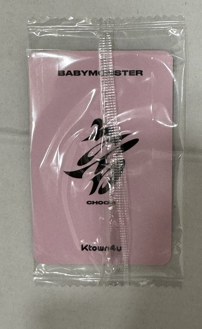 未拆原包裝 CHIQUITA 춤 (CHOOM) k4 2.0 預售C Ver. 特典卡 