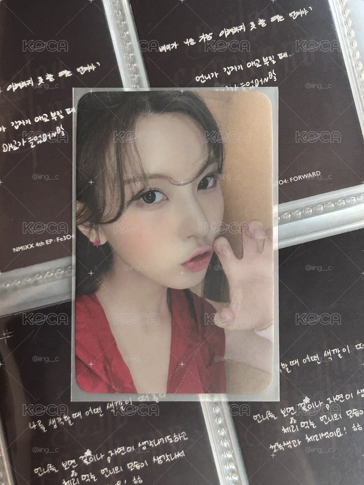 NMIXX BAE Fe3O4:STICK OUT SW幸運卡