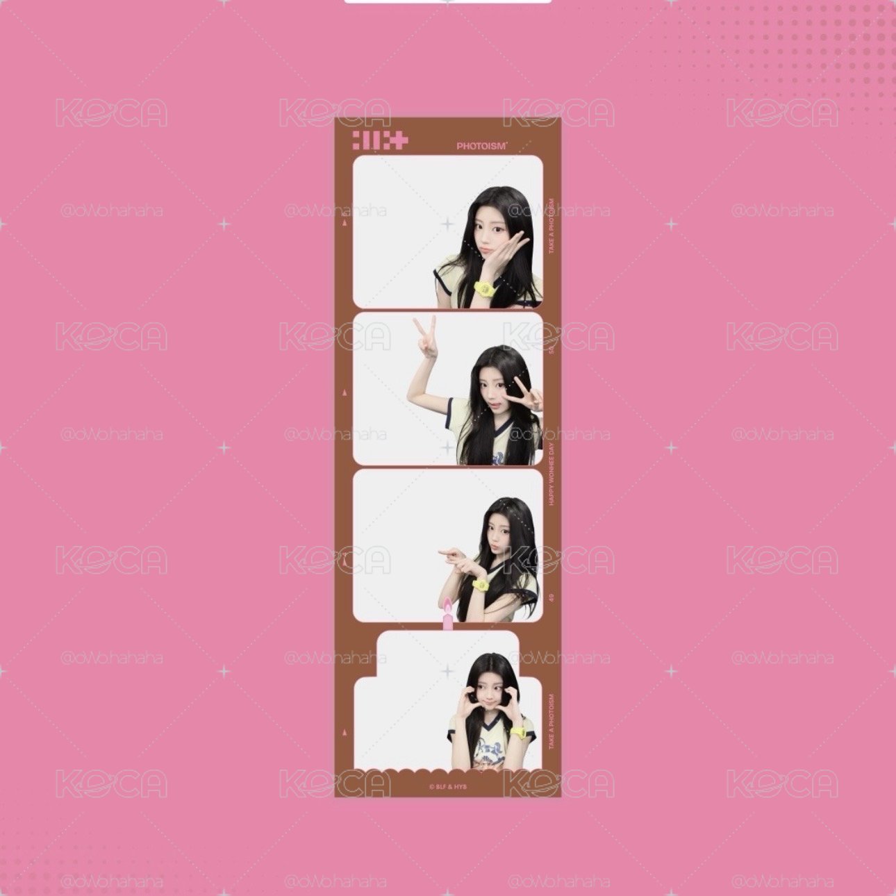illit-WONHEE,Photoism人生四格代印