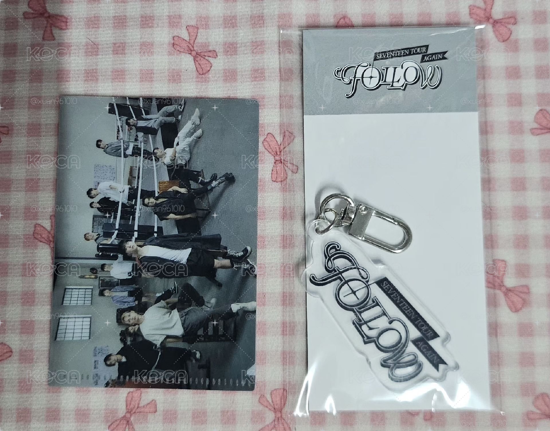 SEVENTEEN follow 鑰匙圈 FML資料夾特典