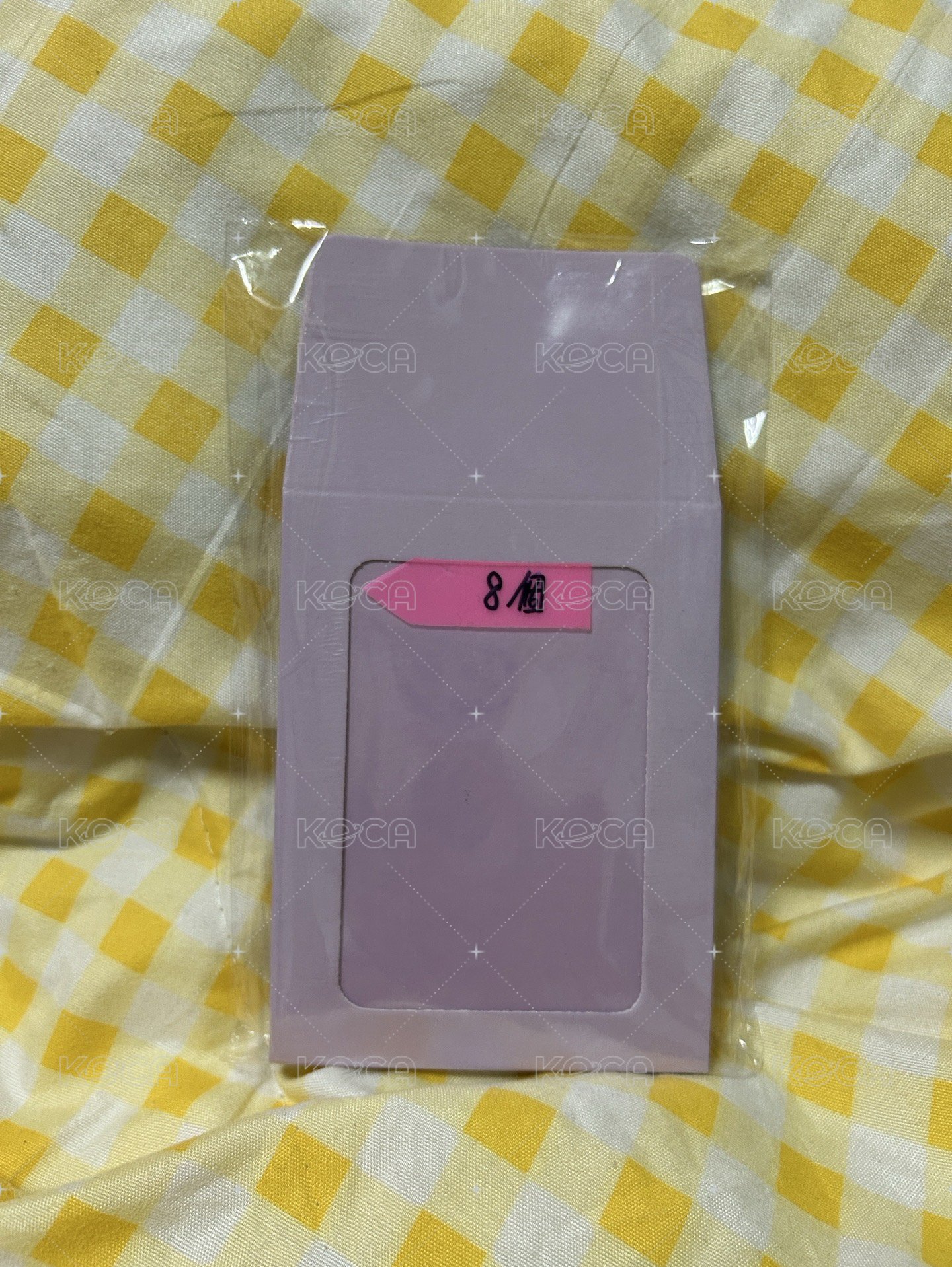 紫色開窗紙袋*8